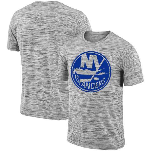 New York Islanders 2018 Heathered Black Sideline Legend Velocity Travel Performance T-Shirt,We sell and wholesale New York Islanders 2018 Heathered Black Sideline Legend Velocity Travel Performance T-Shirt on line form chian!